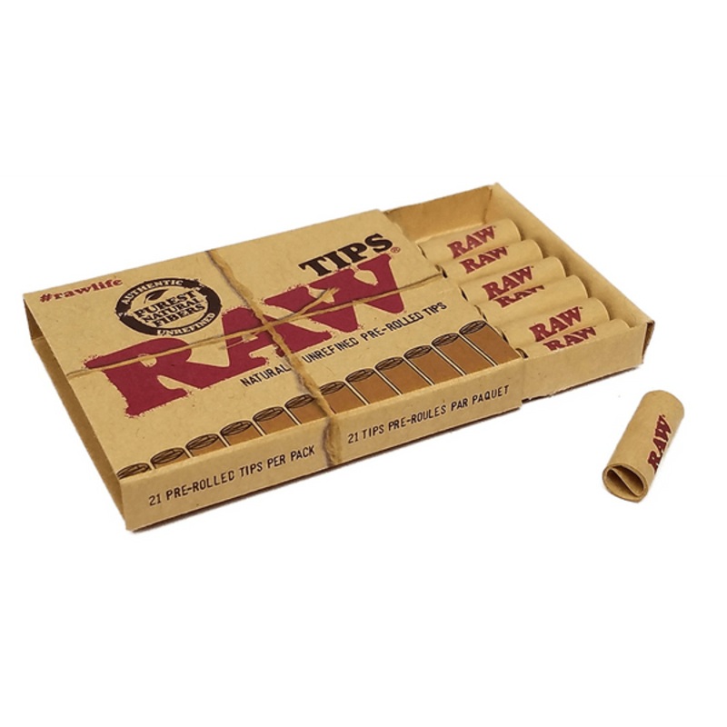 Raw Pre-Rolled Tips Regular Box of 20 (420ct)