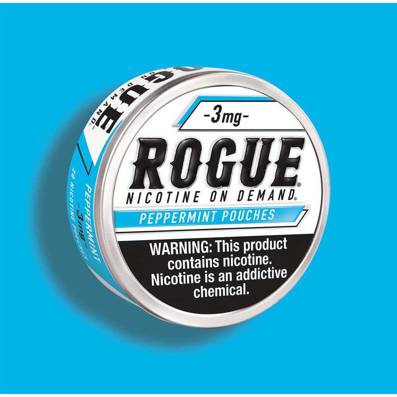 Rogue Nicotine Pouches Peppermint – 5 Pack 3mg