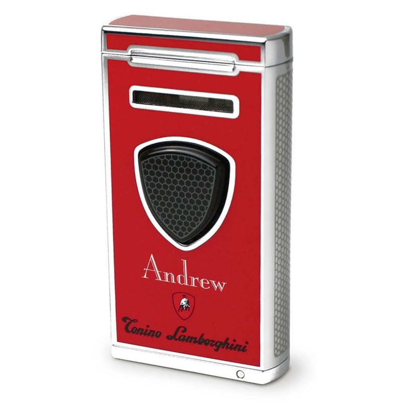 Tonino Lamborghini Pergusa Red Torch Flame Lighter