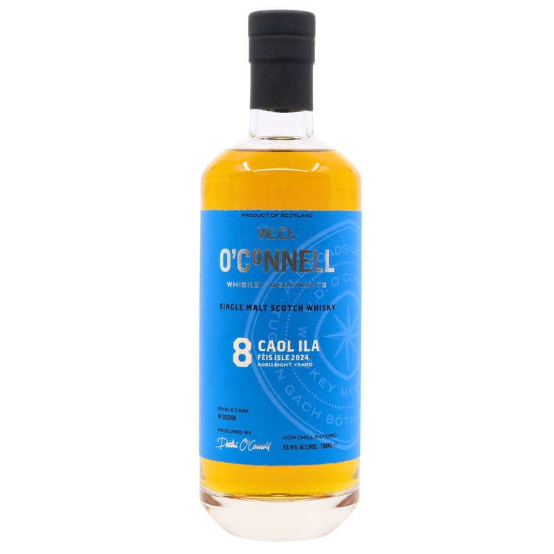 WD O’Connell 8 Year Old Single Malt Caol Ila Cask