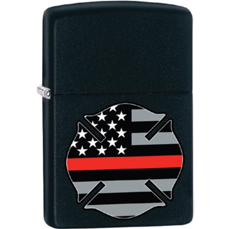 Zippo Lighter – Thin Red Line Cross