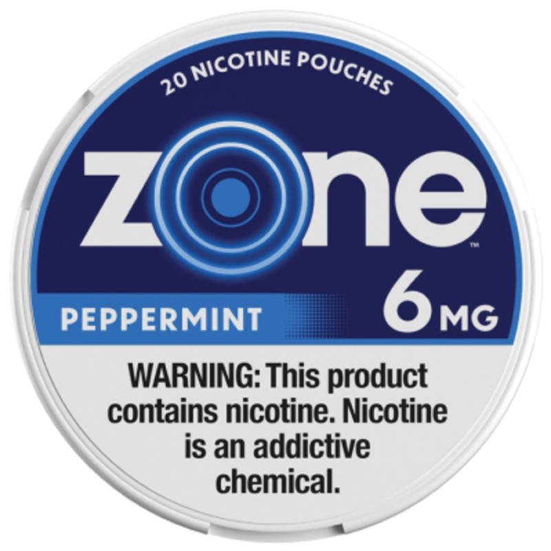 Zone Nicotine Pouches Peppermint – 5 Pack 6mg