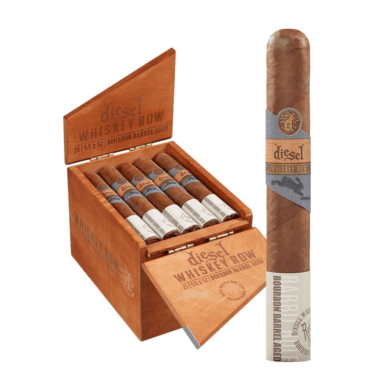Diesel Whiskey Row Robusto (5.5″ x 52) Box of 25