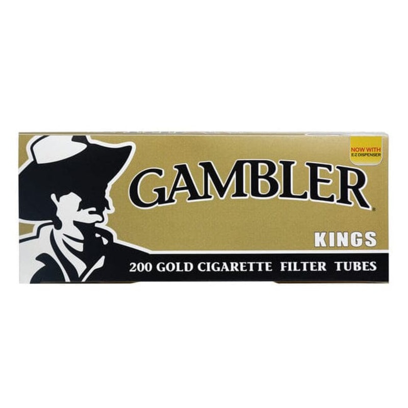 Gambler Gold Cigarette Tubes King (84mm) 200ct Carton