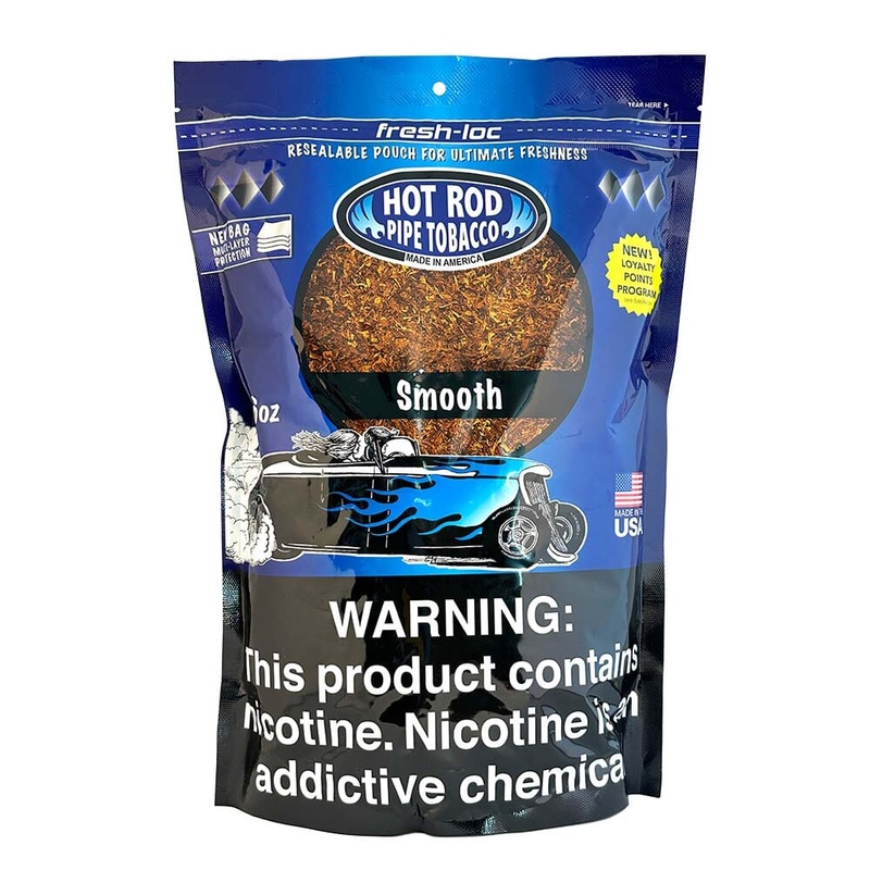 Hot Rod Smooth Pipe Tobacco Smooth 16oz Bag
