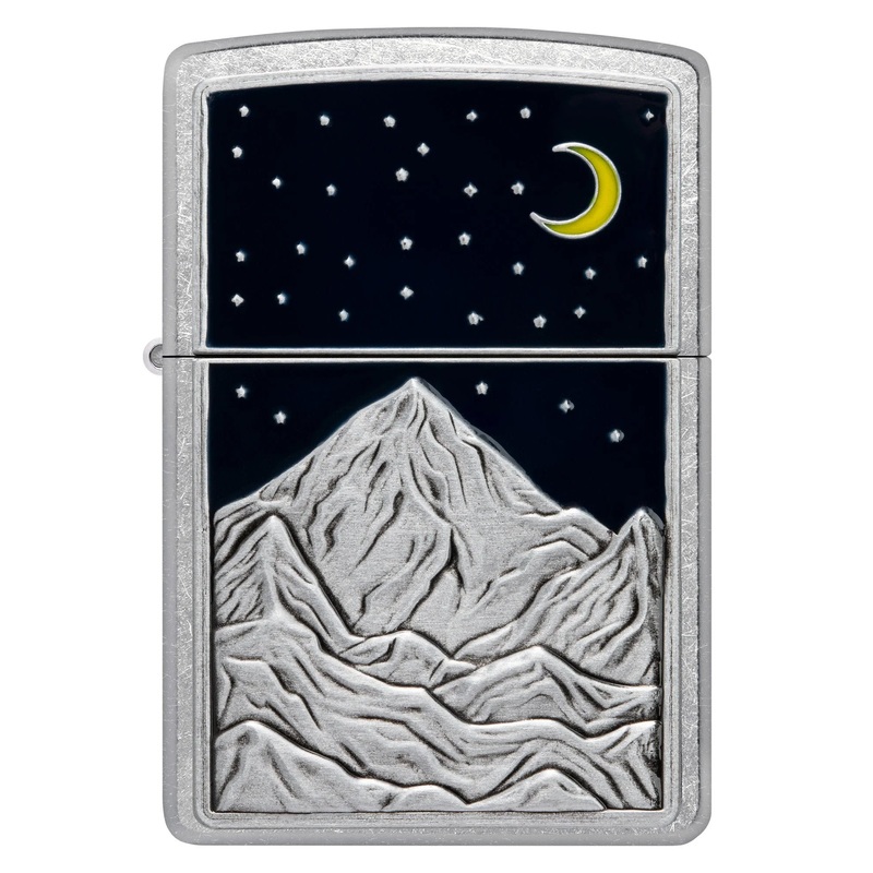Zippo Lighter – Starry Sky Mountainscrape