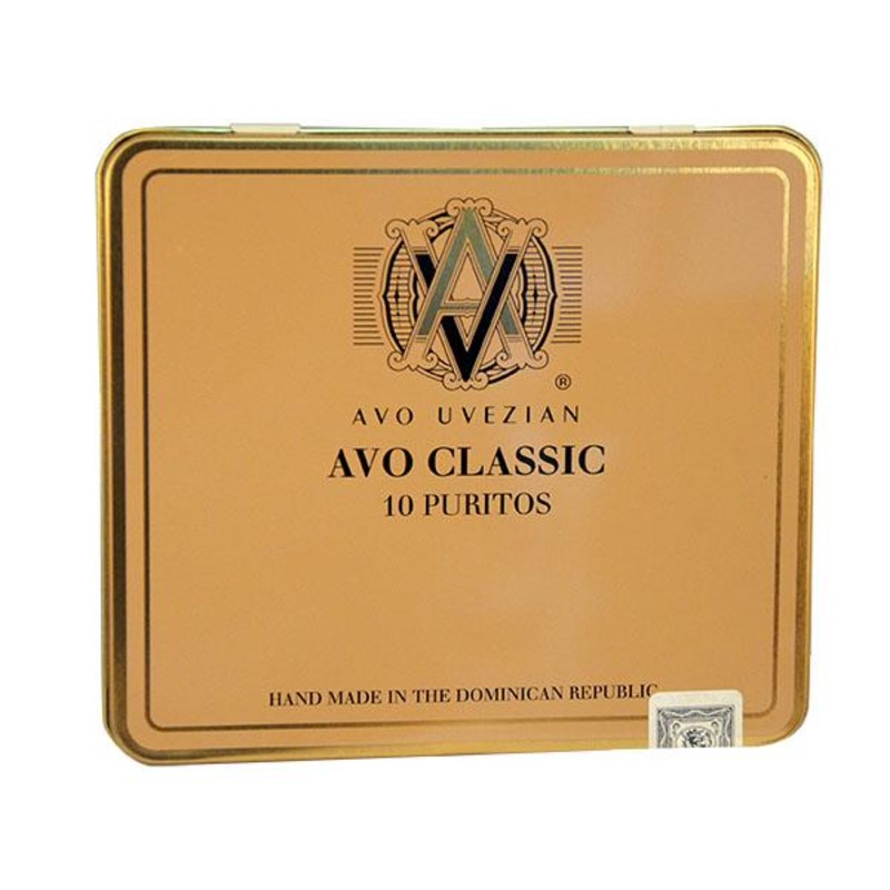 AVO Small Cigars Classic Puritos (4.125″ x 32) 10 Tins of 10