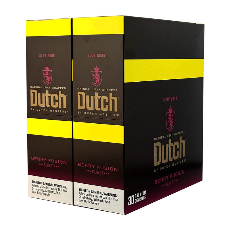 Dutch by Dutch Masters Berry Fusion Cigarillos Berry Fusion 30 Packs of 2