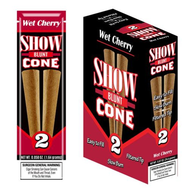 Show Blunt Cone Wet Cherry Wet Cherry 15 Packs of 2