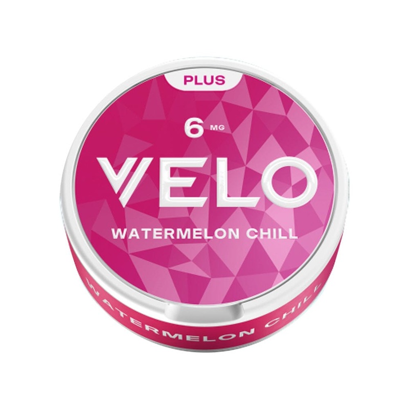 Velo Plus Nicotine Pouches Watermelon Chill 6mg Single Tin