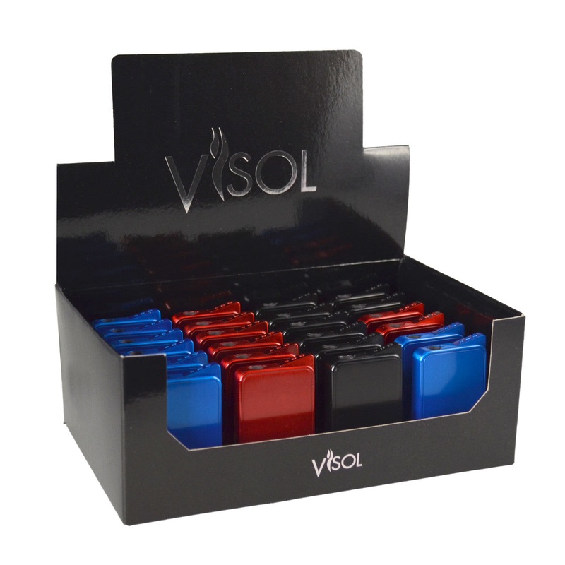 Visol Retail Package – Elk Single Flame Lighter 24 Count