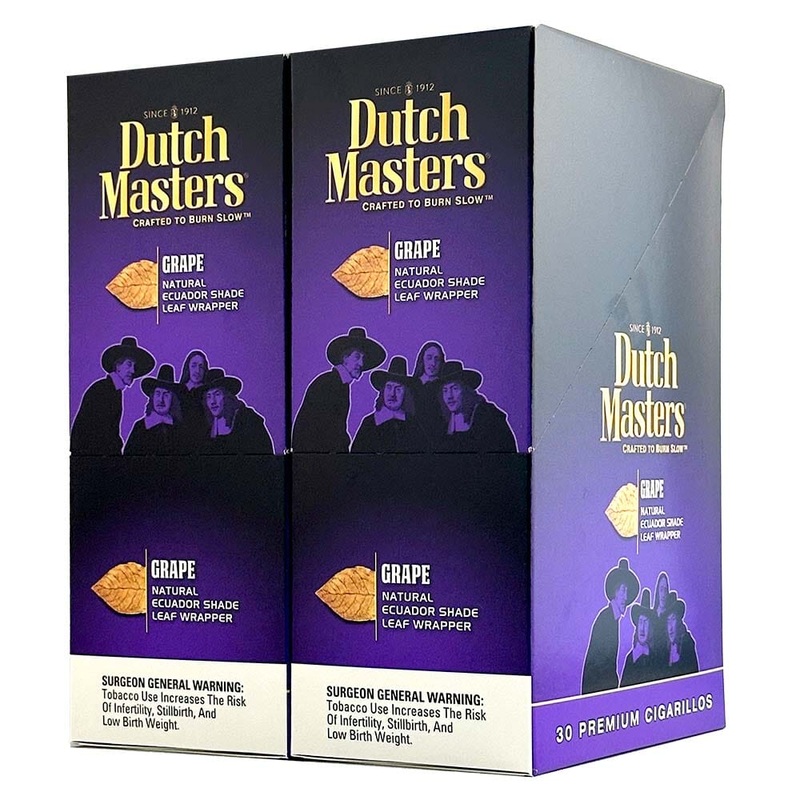 Dutch Masters Grape Cigarillos Grape 30 Packs of 2