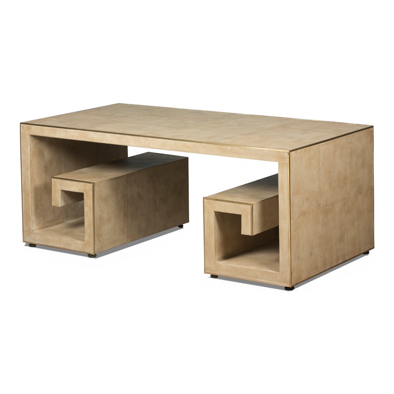 Greek Key Coffee Table by Sarreid