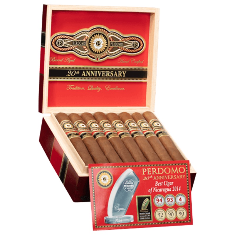 Perdomo 20th Anniversary Sun Grown Churchill (7.0″ x 56) Box of 24