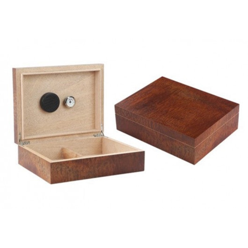 Prestige Imports 25-50 Count Exotic Makore Pommele Humidor
