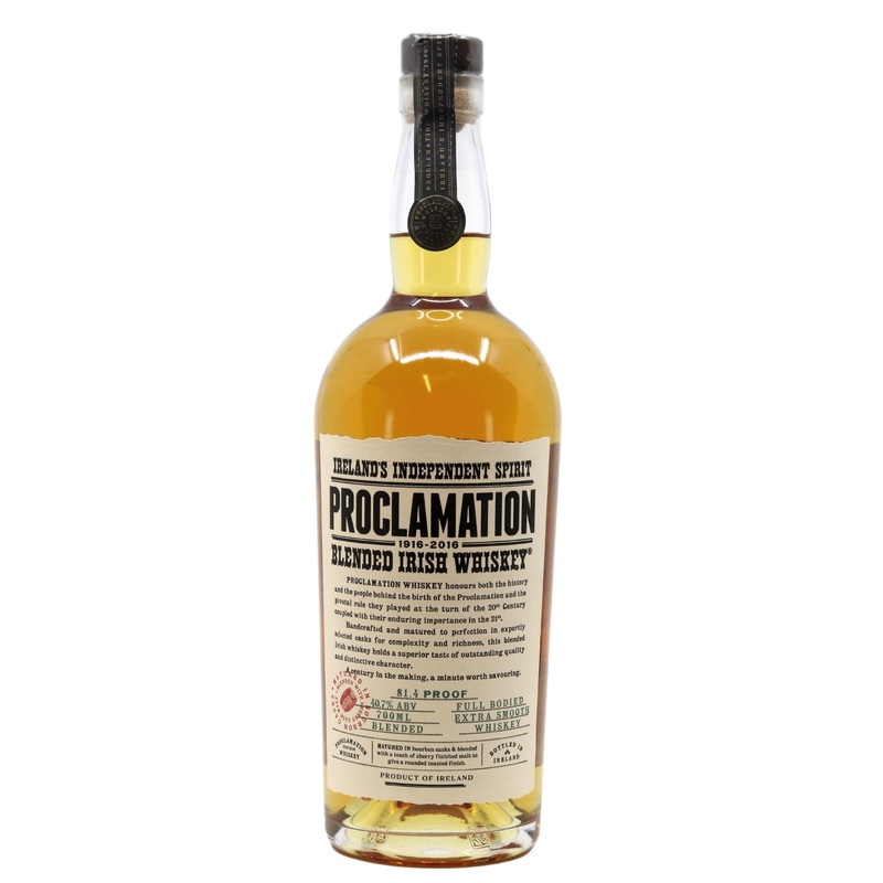 Proclamation Blended Irish Whiskey
