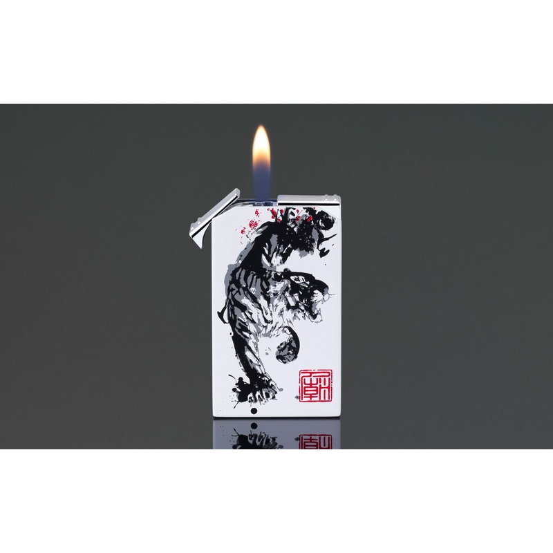 Siglo Twin-Flame Tattoo Lighter Tiger