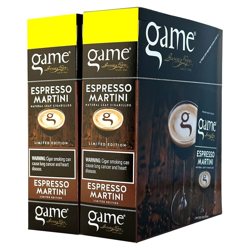 Game Espresso Martini Cigarillos Espresso Martini 30 Packs of 2