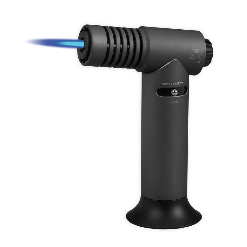 Lotus Hades Single Flame Table Vertigo Lighter Anodized black