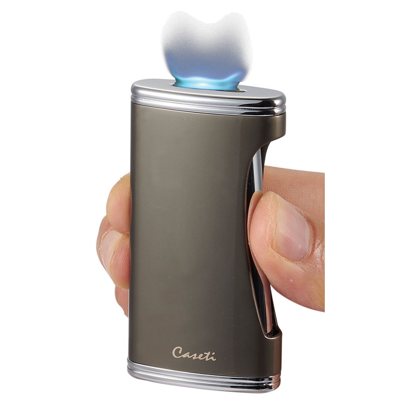 Visol Caseti Bigflat Gunmetal Cigar Lighter