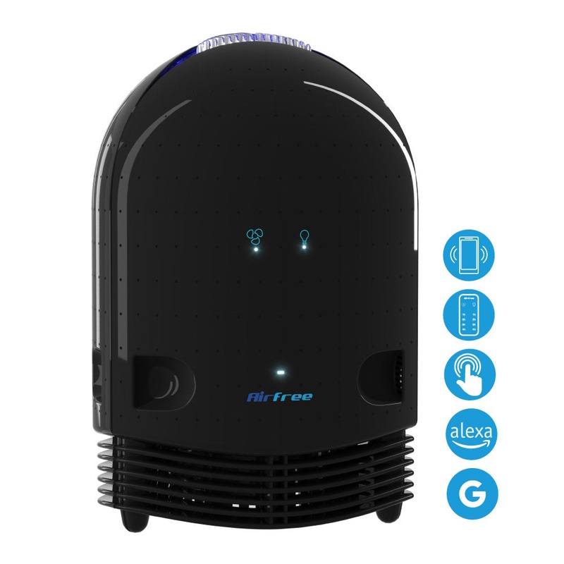 Airfree P3000 Plus Air Purifier 650 ft Blue Black