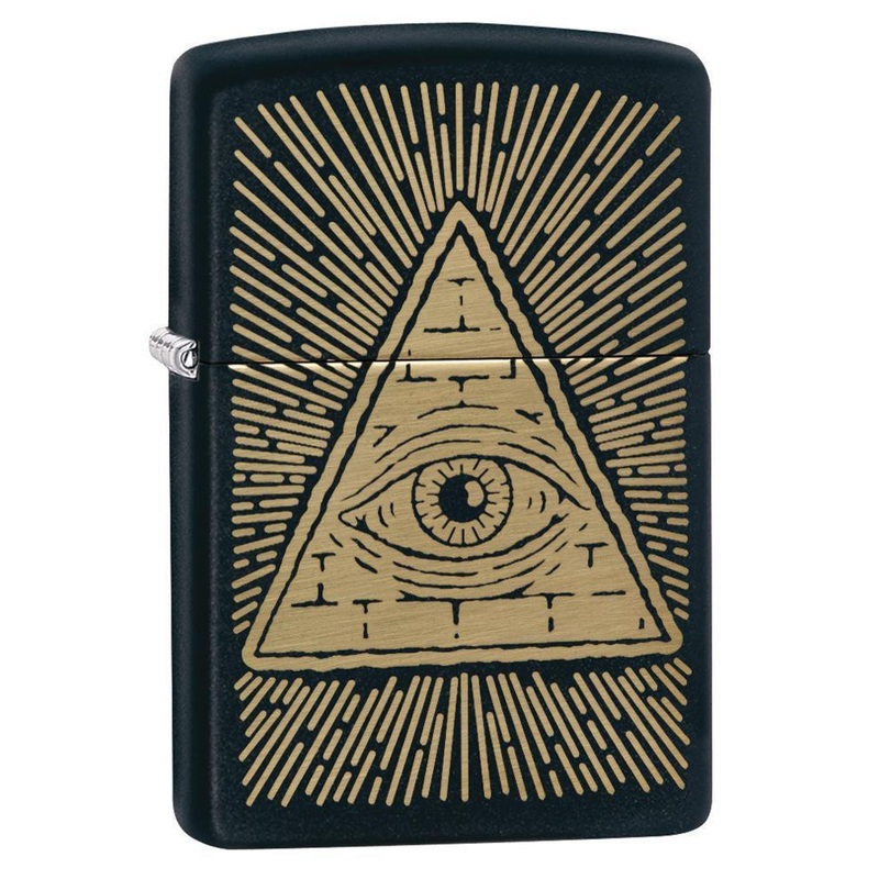Eye of Providence Black Matte Design
