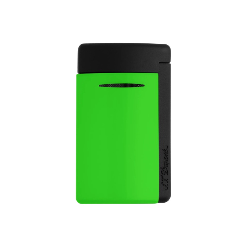 S.T. Dupont Fun Size Minijet Lighter – Matte Black & Neon Green