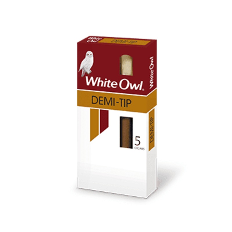 White Owl Demi Tip Cigars Demi Tips 10 Packs of 5