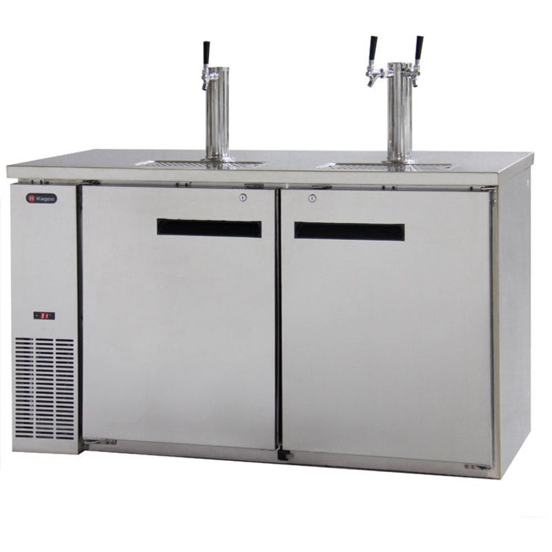 61″ Wide Triple Tap Stainless Steel Commercial Kegerator