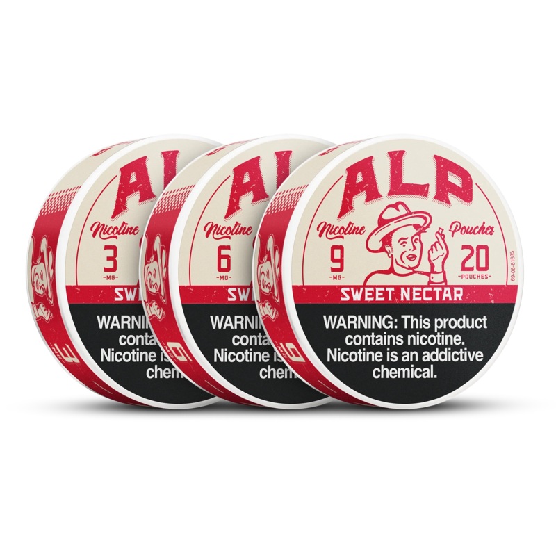 Alp Sweet Nectar Nicotine Pouches – 5 Pack 3mg