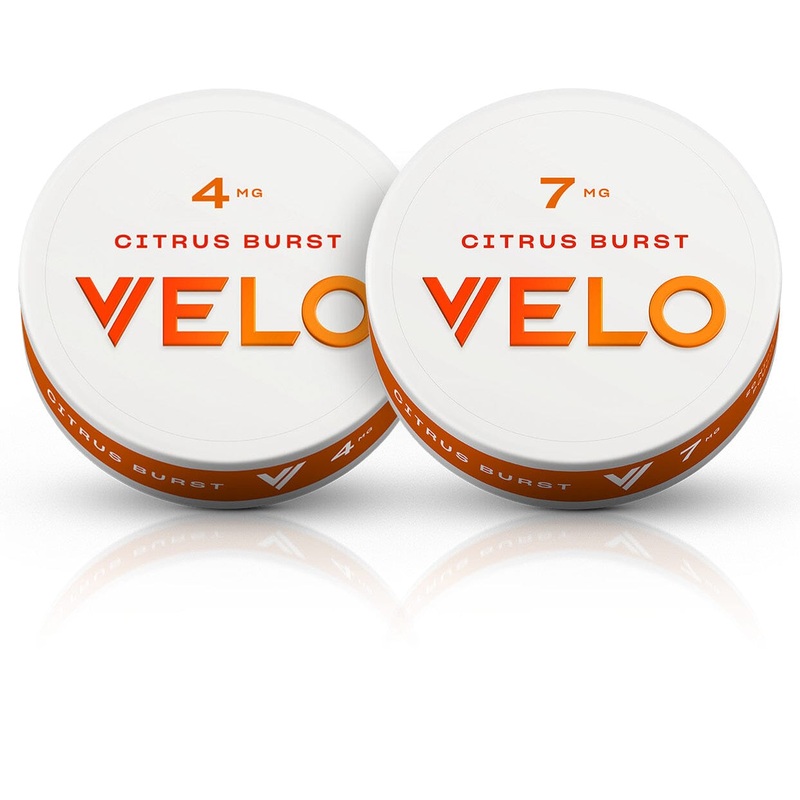 Velo Nicotine Pouches Citrus Burst 7mg (Max) Single Tin