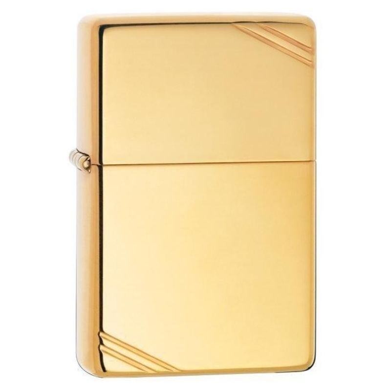 Zippo Lighter – Vintage High Polish Brass