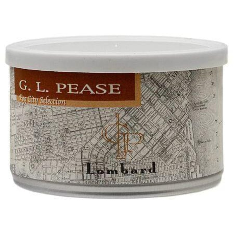 G.L. Pease Lombard Premium Pipe Tobacco Lombard 2oz Tin