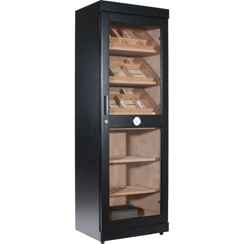 Adorini Roma Electronic Humidor Cabinet Black – 6000 Cigar ct