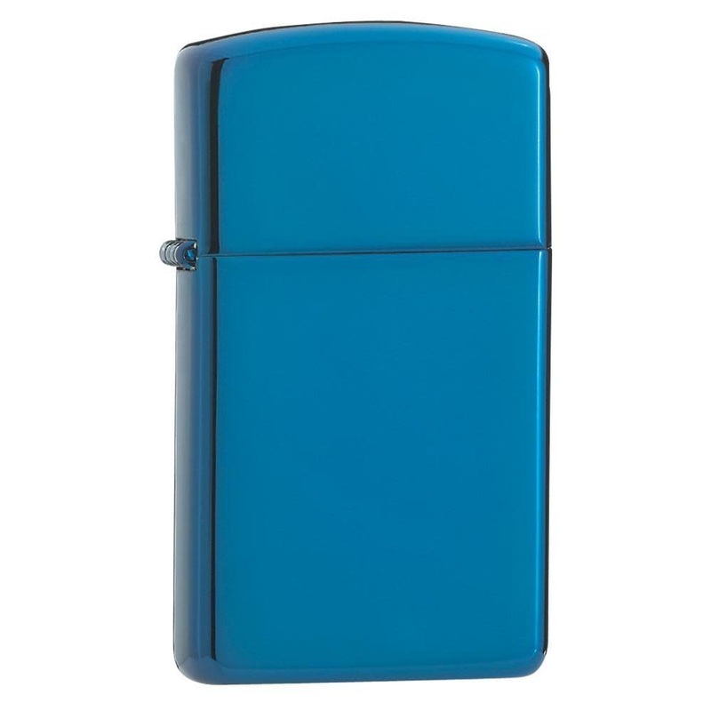Slim High Polish Blue