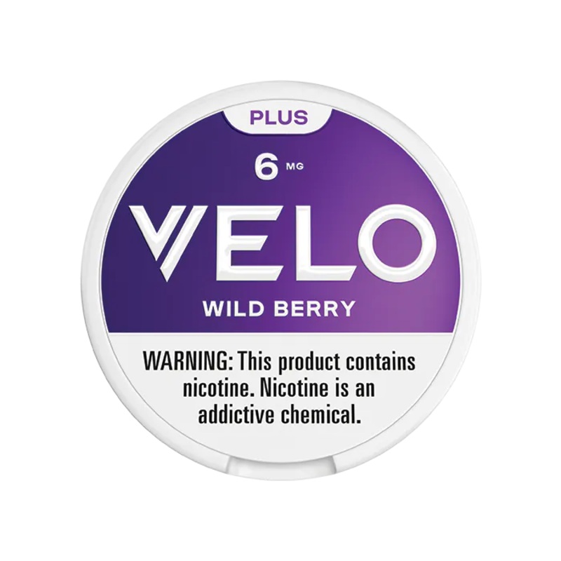 Velo Plus Nicotine Pouches Wild Berry – 5 Pack 6mg
