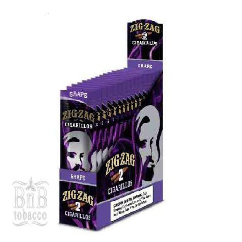 Zig Zag Grape Cigarillos Grape 15 Packs of 3