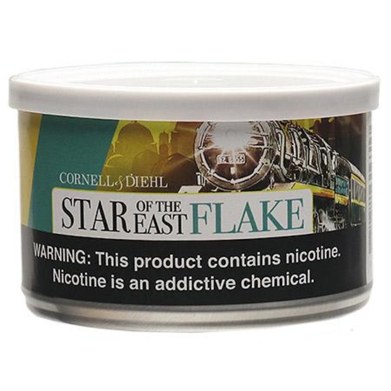 Cornell & Diehl Star of the East Flake Premium Pipe Tobacco Star of the East Flake 2oz Tin