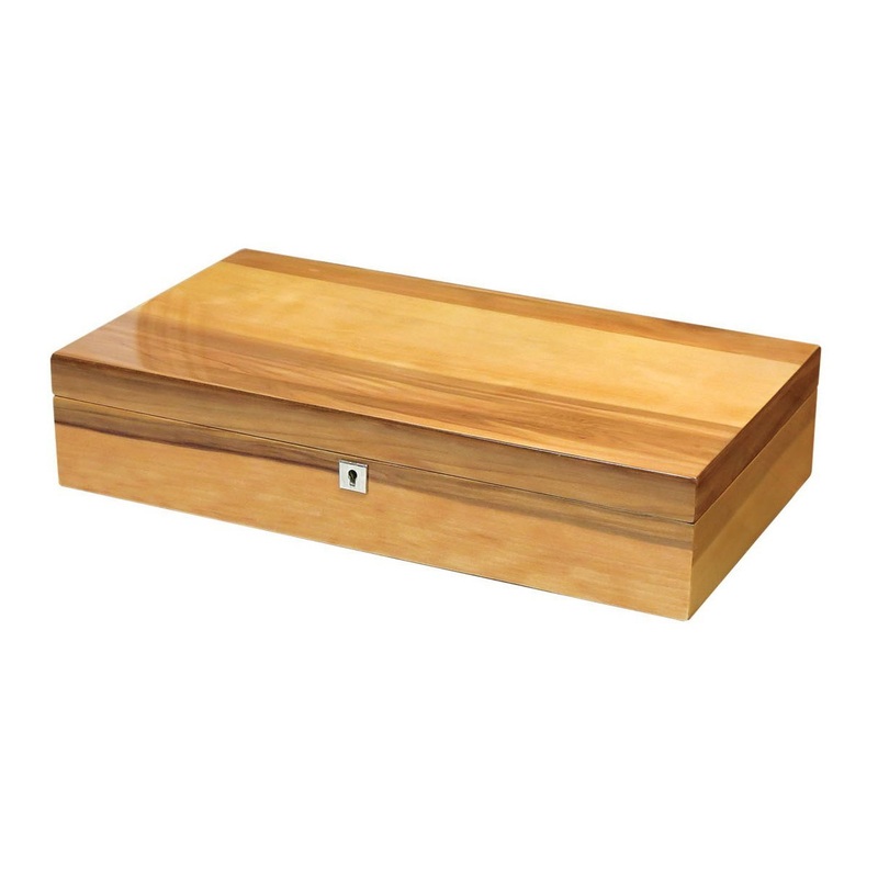 The Winchester Apple Wood Finish Humidor by Prestige Import Group – 180 Cigar ct
