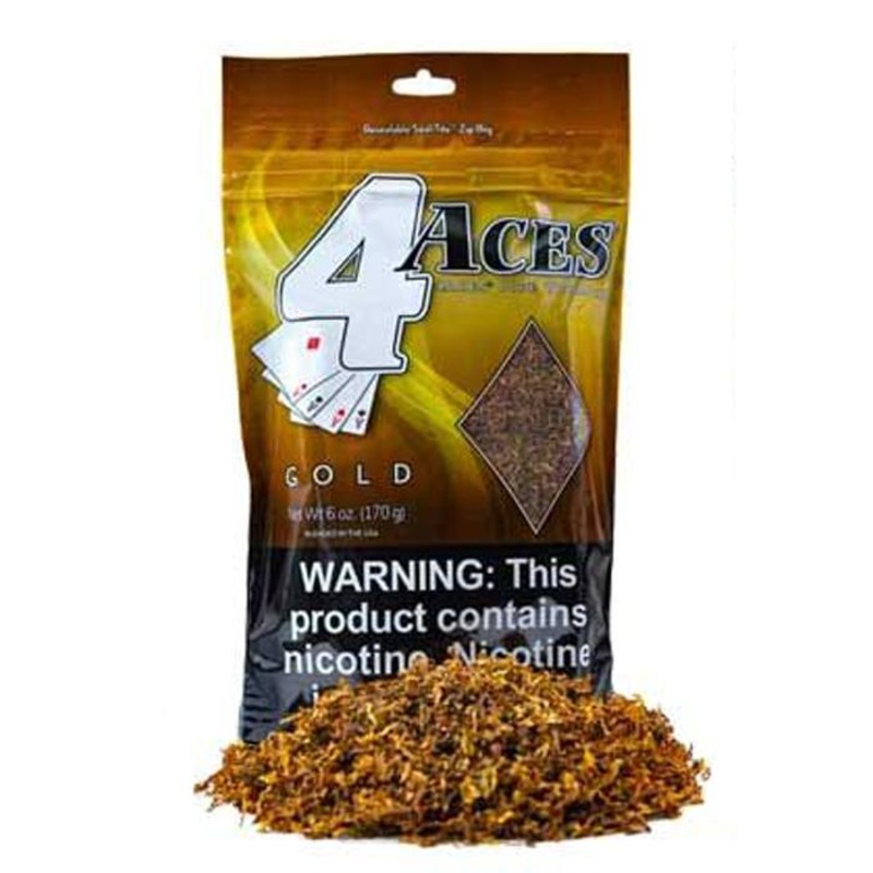 4 Aces Mellow (Gold) Pipe Tobacco Gold (Mellow) 6oz Bag