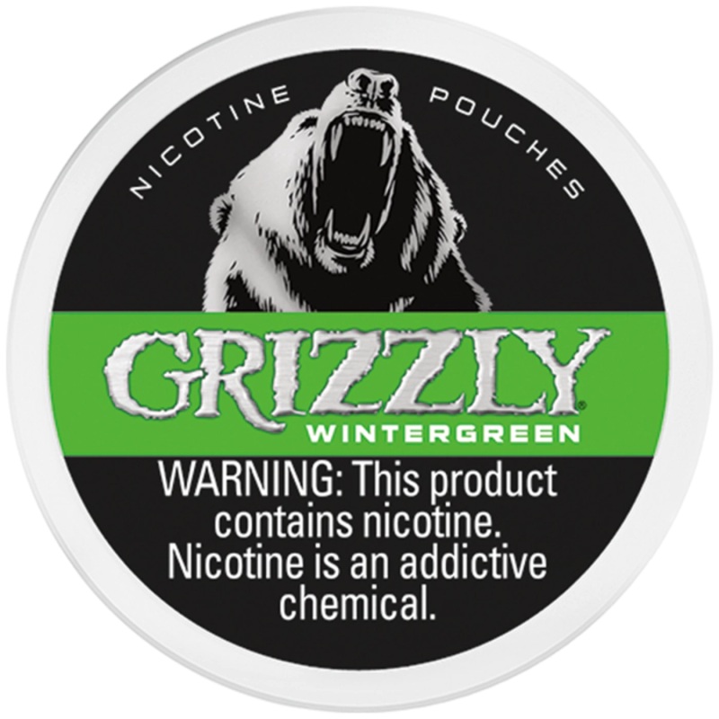 Grizzly Nicotine Pouches – Wintergreen 7MG