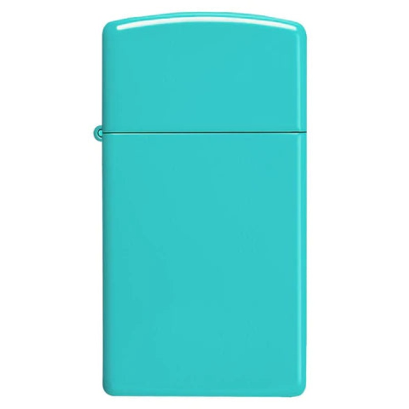 Zippo Lighter – Slim Flat Turquoise