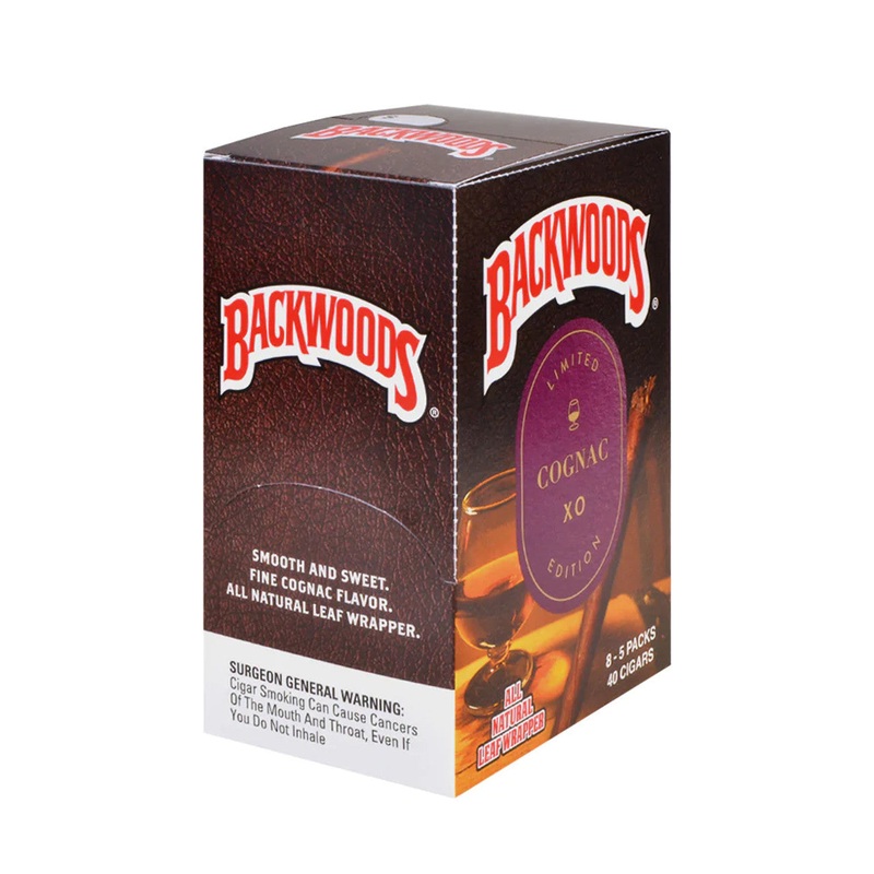 Backwoods Cognac XO Cigars Cognac 8 Packs of 5