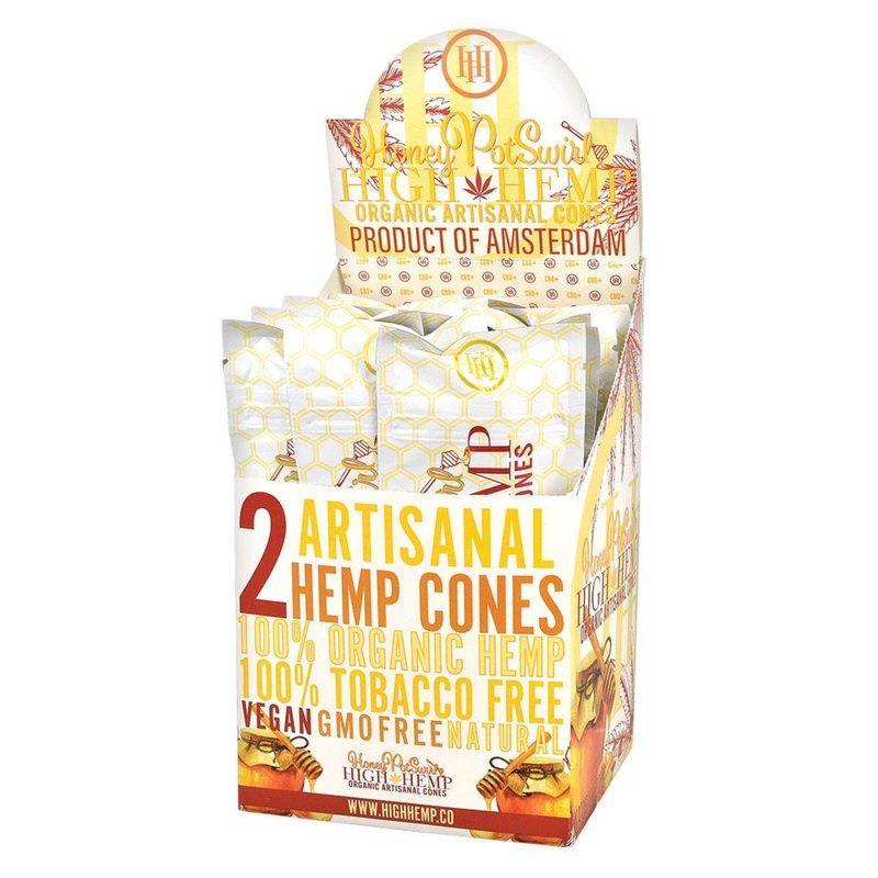 High Hemp Honey Pot Swirl Pre-rolled Cones Honey Pot Swirl 15 Packs of 2