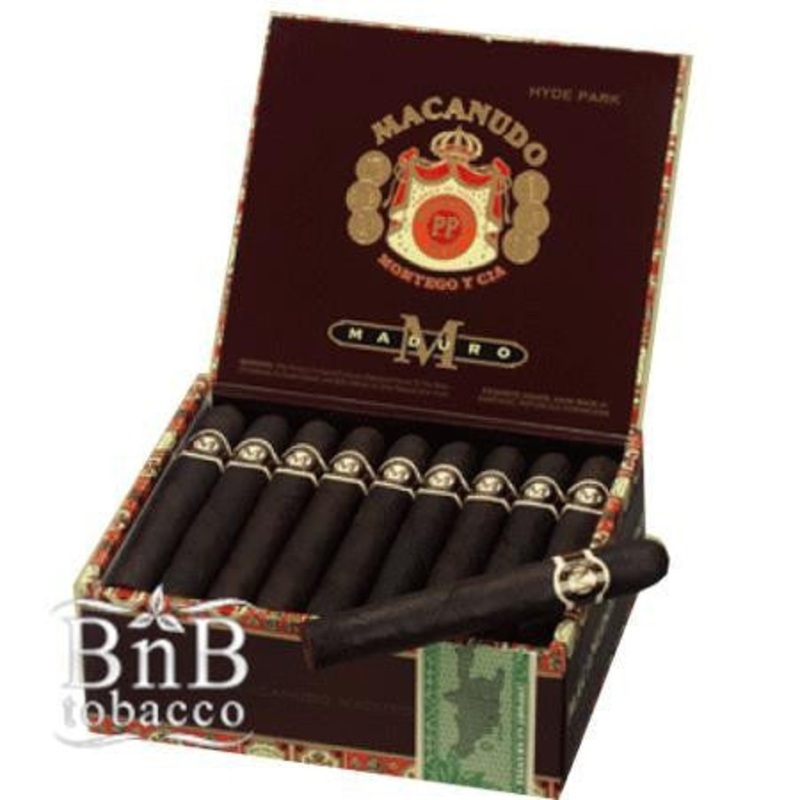 Macanudo Maduro Crystal Glass Tubos (5.5″ x 50) Box of 8
