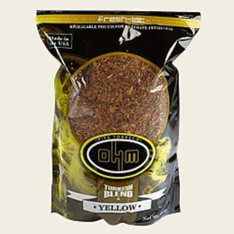 Ohm Turkish Yellow Pipe Tobacco Turkish Yellow 16oz Bag