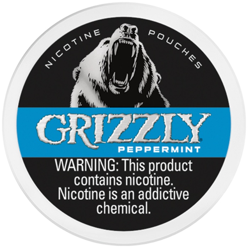 Grizzly Nicotine Pouches – Peppermint 7MG