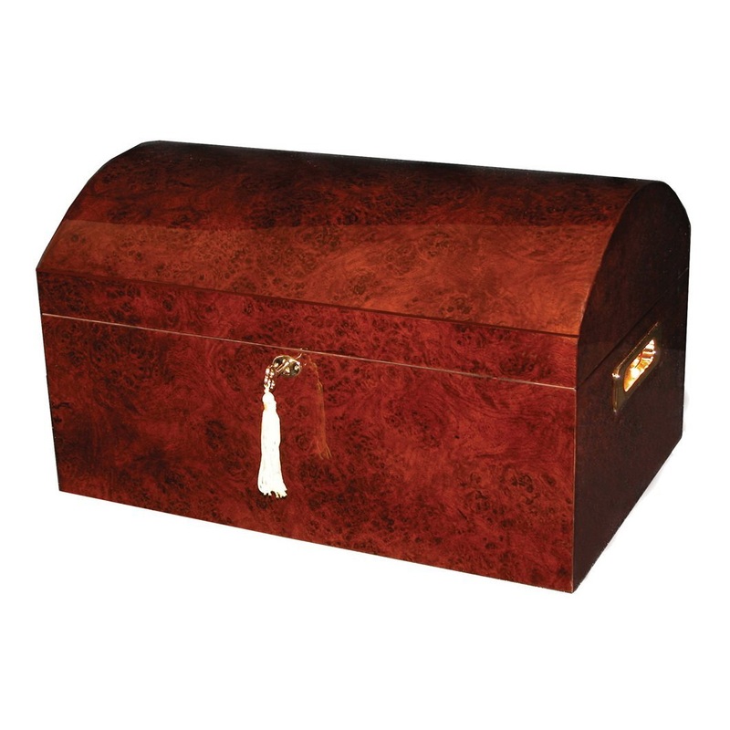 Quality Importers Treasure Dome Desktop Humidor – 250 Cigar ct