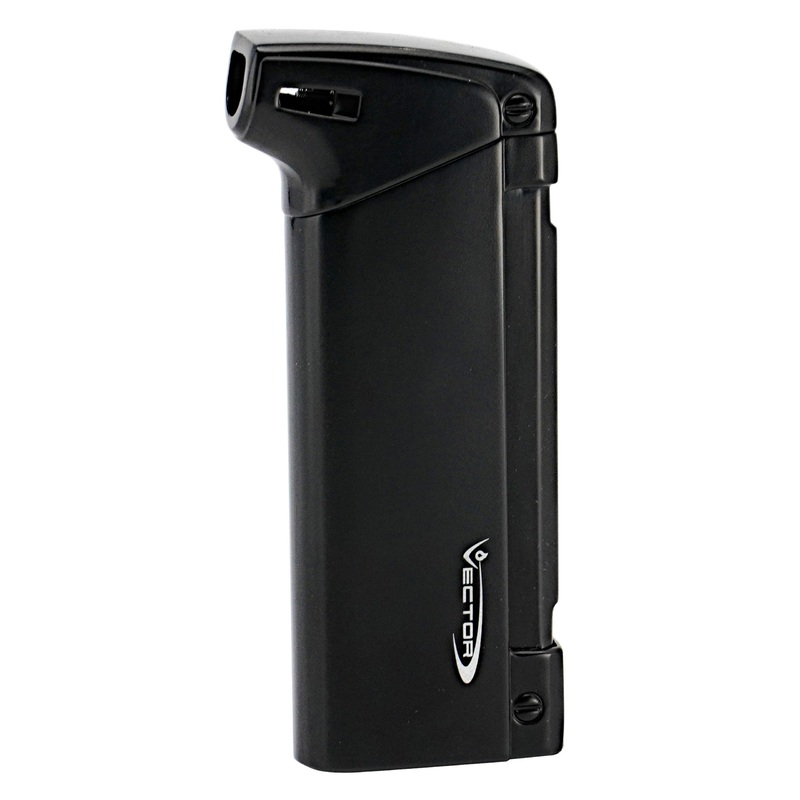 Vector AERO Single Torch Flame Lighter Black Matte