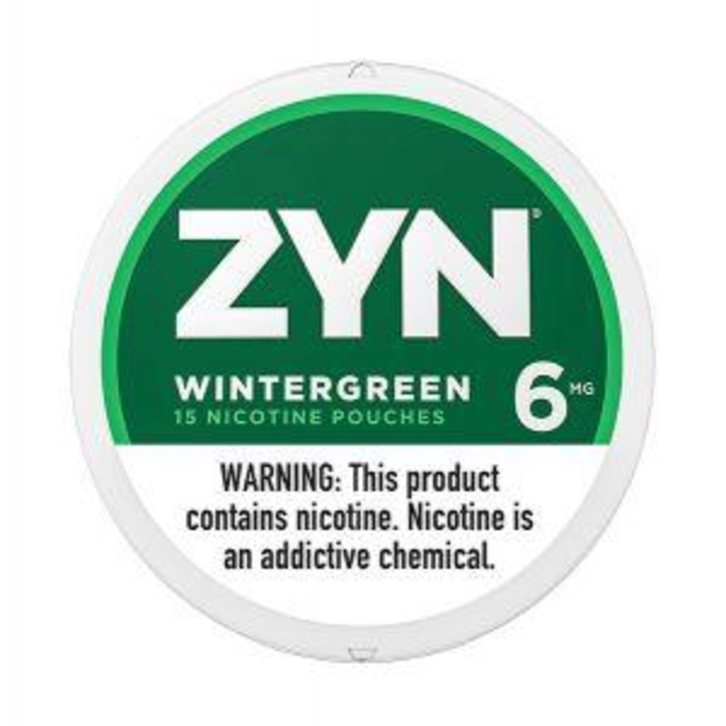 Zyn Nicotine Pouches Wintergreen 6mg Single Tin